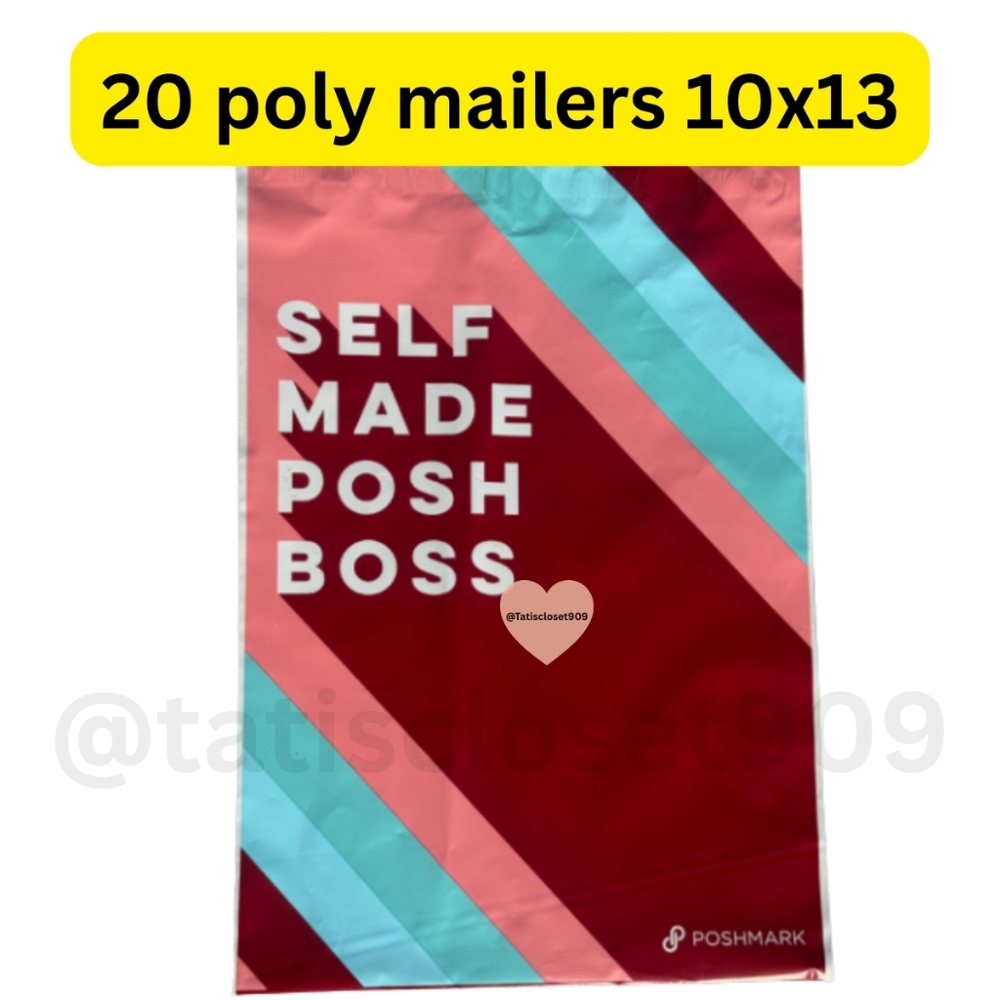 20 Posh Boss poly mailers shipping bags size 10x13